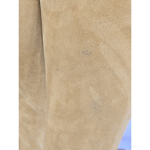 Knights Tailor Ltd Tan Pure Virgin Wool Sheerling Handcrafted Coat - Picture 5 of 9